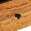 vidaXL Bedside Cabinet Set of 2 Natural wood