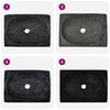 vidaXL Sink Black 19.7"x13.8"x3.9" Marble