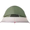 vidaXL Family Tent Tunnel 8-Person Green Waterproof