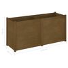 vidaXL Garden Planter Honey brown Solid pinewood 59.1 x 19.7 x 27.6 in