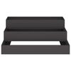 vidaXL Garden Planter Black 35.43 x 35.43 x 13.78 in Cold-rolled Steel