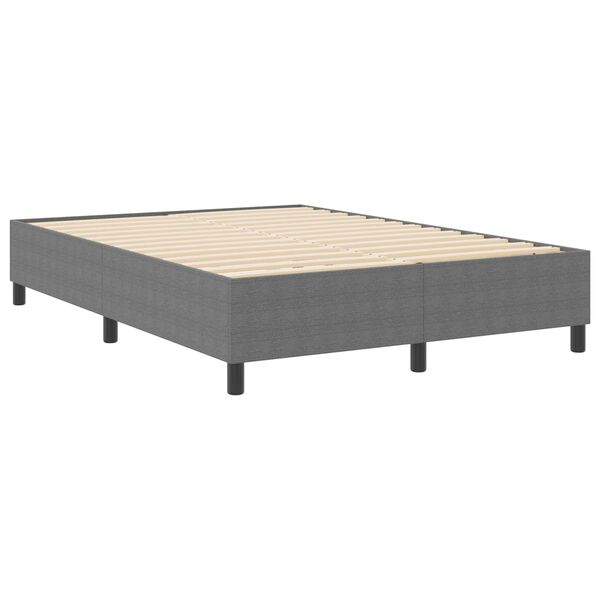 vidaXL Platform Bed Frame Light Grey 55.12 x 78.74 in Fabric
