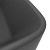 vidaXL Luxury Wash Basin Matt Dark Grey 16.1x11.8x4.7" Ceramic