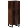 vidaXL Highboard Brown Solid mango wood, steel Highboard Rectangular