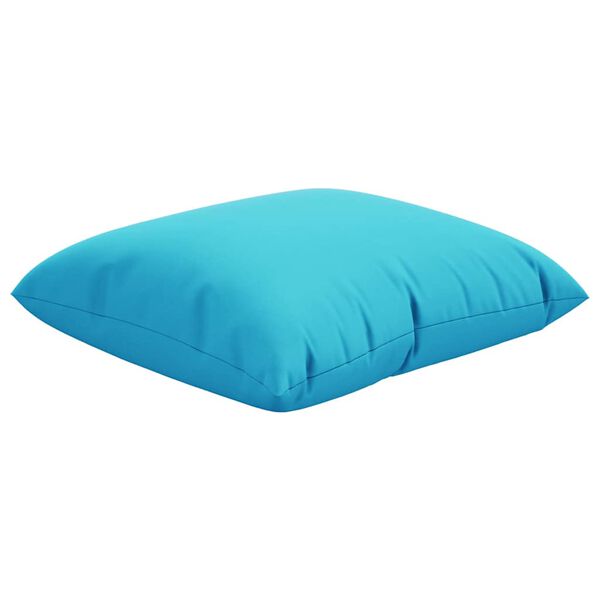 vidaXL Scatter Pillows Plain 4 pcs Turquoise 15.75 x 15.75 in