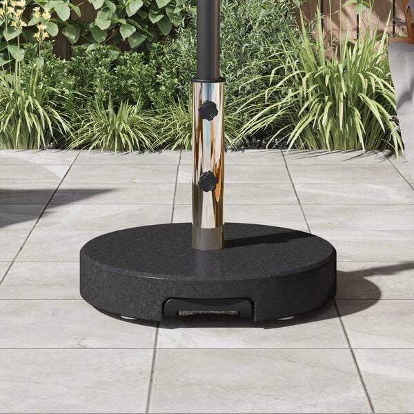 vidaXL Parasol Base Black 45 x 45 x 37.5 cm Granite
