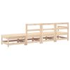 vidaXL Garden Lounge Set Natural Wood Solid Pine Wood Standard Modular