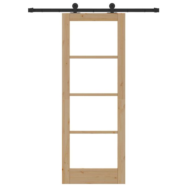 vidaXL Sliding Door ORKDAL Natural 28.94 x 78.15 in