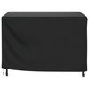 vidaXL Garden Furniture Cover Black 420D Oxford fabric with PU coating