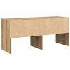 vidaXL Shoe Rack Artisan Oak Engineered wood 35.2 x 11.8 x 15.7 in