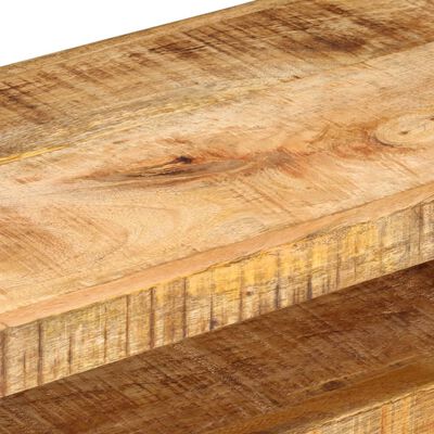 vidaXL TV Cabinet 43.3"x11.8"x15.7" Solid Mango Wood
