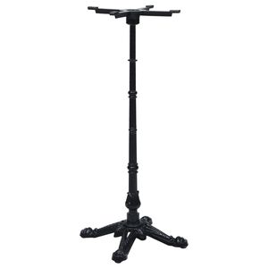 vidaXL Bistro Table Leg Black Cast Iron Medium Industrial