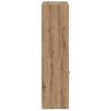 vidaXL Highboard Artisan Oak Engineered wood, glass Tall Highboard