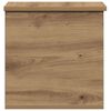vidaXL Storage Box with Storage Artisan Oak 11.81 x 13.78 x 13.78 in