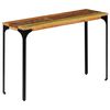 vidaXL Console Table Multicolour Reclaimed wood, Powder-coated steel