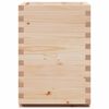 vidaXL Garden Planter Natural Wood Solid pine wood Medium Durable