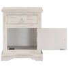 vidaXL Bedside Cabinet White Solid mango wood 15.7 x 11.8 x 19.7 in