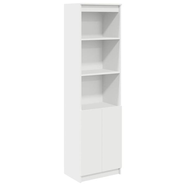 vidaXL Highboard White Engineered wood Tall Highboard Rectangular