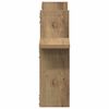 vidaXL Wall Shelf Artisan Oak Engineered Wood Medium Wall Shelf