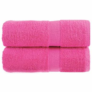 vidaXL Soap Towel Set of 2 Pink 100% Cotton 11.8 x 11.8 in Soap Towel