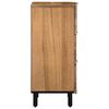 vidaXL Sideboard Brown Solid Mango Wood, Engineered Wood