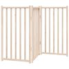 vidaXL Dog Gate Set of 3 Solid fir wood 59.1 in Foldable Dog Gate