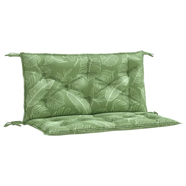 vidaXL Garden Bench Cushion Set of 2 Leaf Pattern