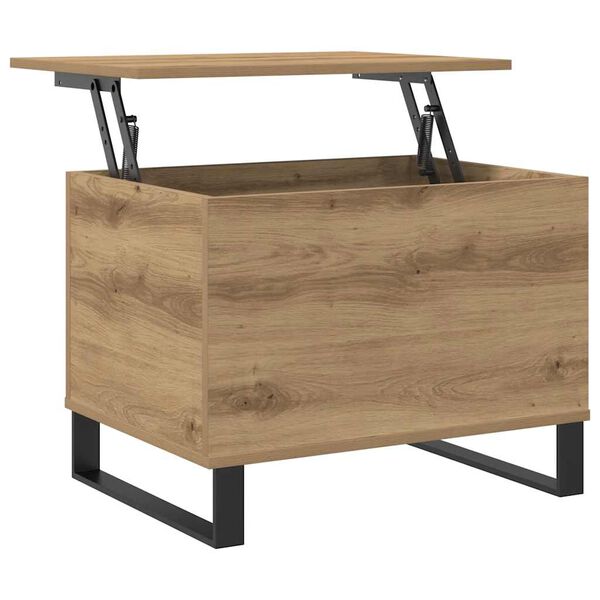 vidaXL Coffee Table Artisan Oak Engineered wood, metal Small Storage