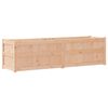 vidaXL Garden Planter Natural Wood Solid Pine Wood Large Garden Planter