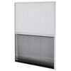 vidaXL Plisse Insect Screen for Window Aluminum 31.5"x39.4" with Shade