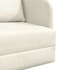 vidaXL Sofa Bed Cream 25.59 x 31.50 x 32.68 in Velvet