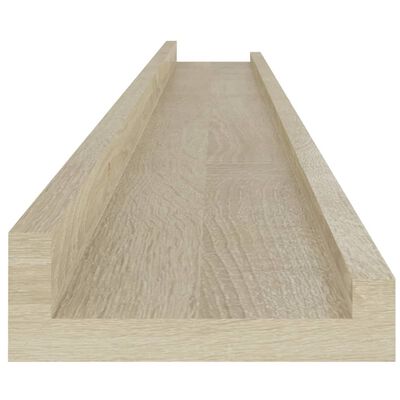 vidaXL Wall Shelves 4 pcs Sonoma Oak 39.4"x3.5"x1.2"