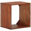vidaXL Wall Shelf 15.7"x11.8"x15.7" Solid Acacia Wood