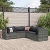 vidaXL Patio Lounge Set Grey, Anthracite