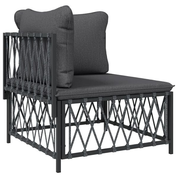 vidaXL Garden Lounge Set Anthracite