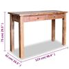vidaXL Console Table Varied wood tones Solid mahogany wood Medium