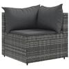 vidaXL Patio Sofa Set Gray