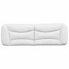 vidaXL Headboard Cushion White