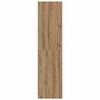vidaXL Wardrobe Artisan Oak Engineered Wood Standard Wardrobe