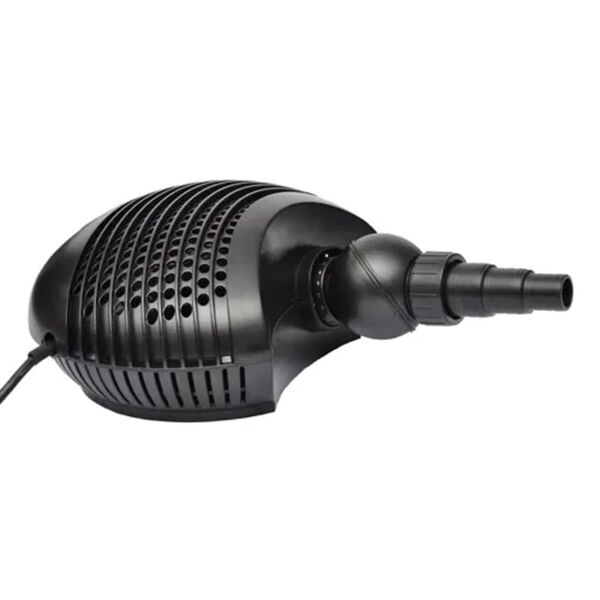 vidaXL Filter Pump Black Plastic, Rubber Medium Waterproof materials