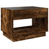 vidaXL Coffee Table Smoked oak Engineered wood Medium Coffee Table