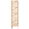 vidaXL Corner Shelf Beige Solid cedar wood 10.6 x 10.6 x 43.3 in