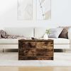 vidaXL Coffee Table Smoked oak Engineered wood Medium Coffee Table