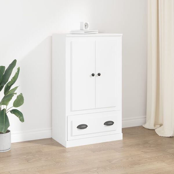 vidaXL Highboard White Engineered wood Tall Storage Highboard