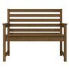 vidaXL Garden Bench Honey brown Solid pine wood Standard Durable