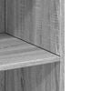 vidaXL Highboard Gray Sonoma Engineered Wood Tall Storage Highboard