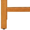 vidaXL Shoe Rack Solid Oak Solid Oak Wood Medium Shoe Rack Rectangular