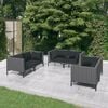 vidaXL Garden Lounge Set Dark grey
