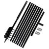 vidaXL Ground Drill Handle 4.72" with Extension Tube 29'6" Steel