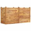 vidaXL Garden Raised Bed Brown Solid Acacia Wood Large Stackable